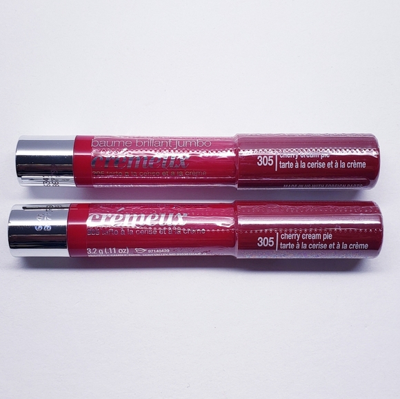 COVERGIRL Jumbo Lip Gloss Balm Creams, #305 CHERRY CREAM PIE (2 pack) - Picture 1 of 8